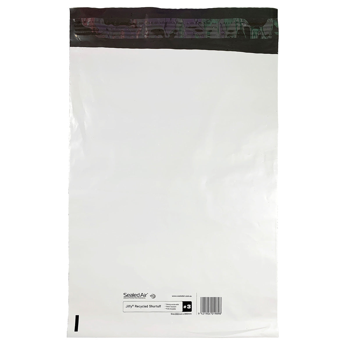 Jiffy Recycled ShurTuff Mailer Size 3 – 280x380mm Tough Lightweight Recyclable Mailer