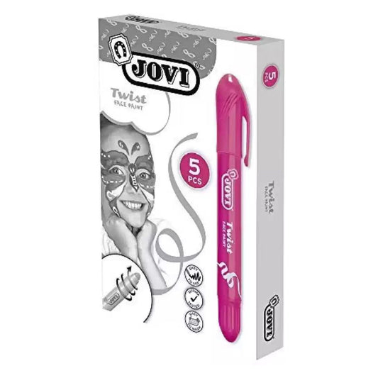 Jovi Twist Face Paint Pen Magenta Box of 5