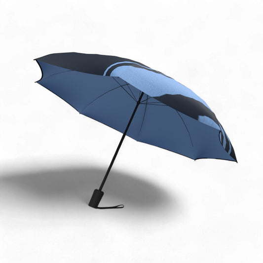 Jumble & Co Auto Open & Close Umbrella – Ups & Downs Blue | School Depot NZ
