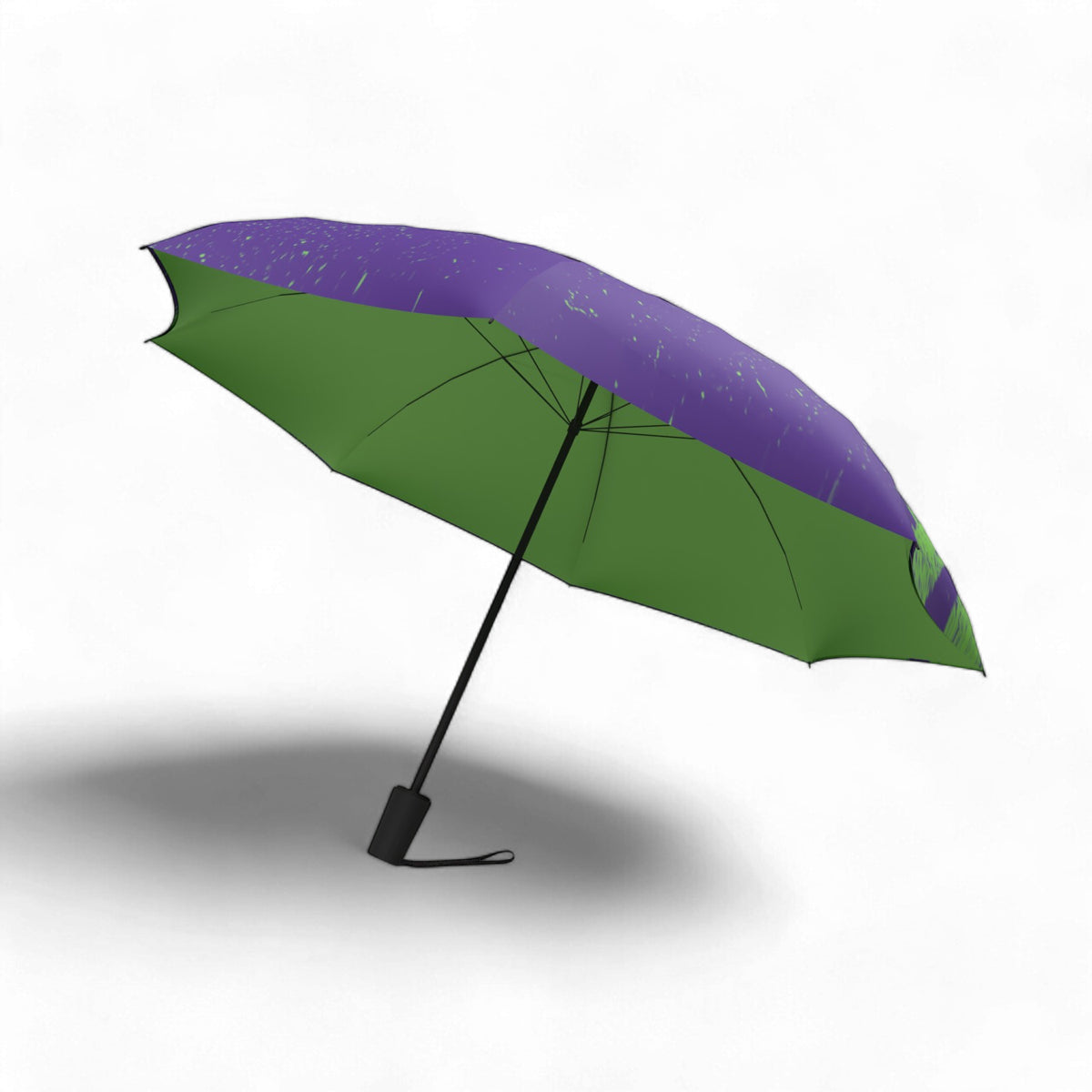 Jumble & Co Auto Open & Close Umbrella – Ups & Downs Green