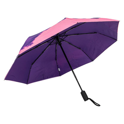 Jumble & Co Auto Open & Close Umbrella – Ups & Downs Purple | School Depot NZ