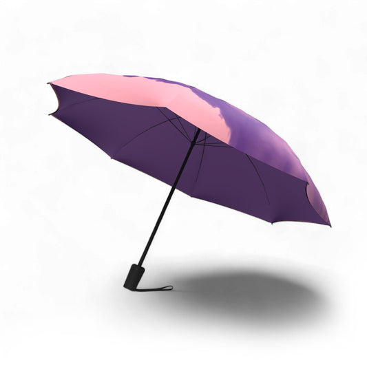 Jumble & Co Auto Open & Close Umbrella – Ups & Downs Purple | School Depot NZ