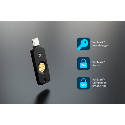 Kensington VeriMark USB-C NFC+ Security Key | FIDO2 USB-C & NFC Authentication