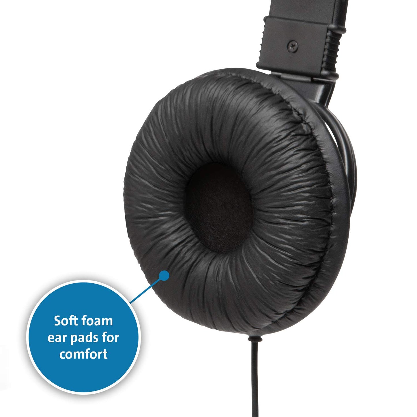 Kensington Headphones Hi-Fi Microphone Volume Control & Noise Cancellation