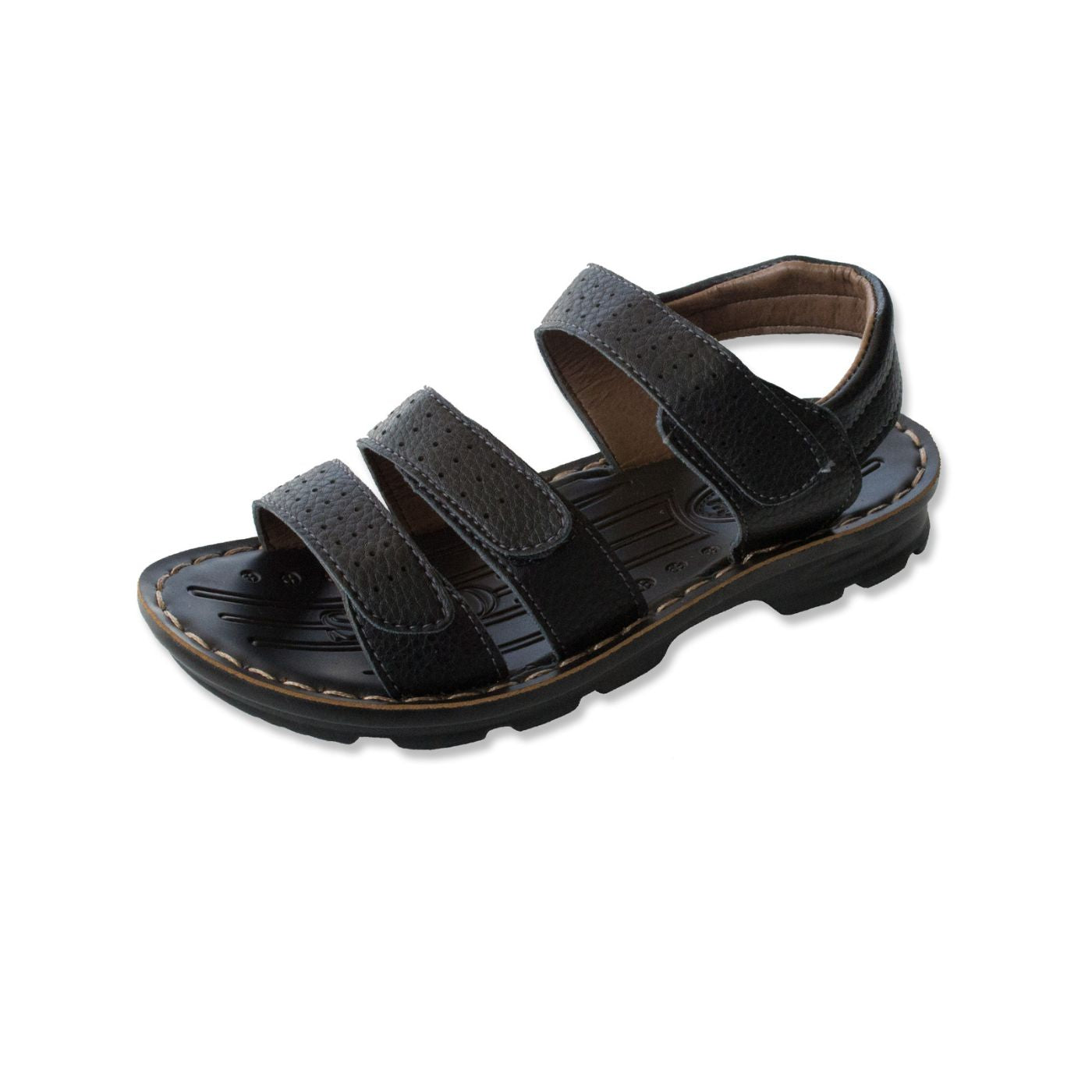 Junior Kids Sandals Black Flight Size 31-36