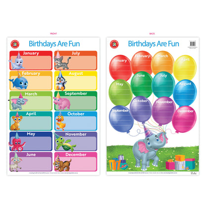 LCBF Birthdays Are Fun Wall Chart | Classroom Poster
