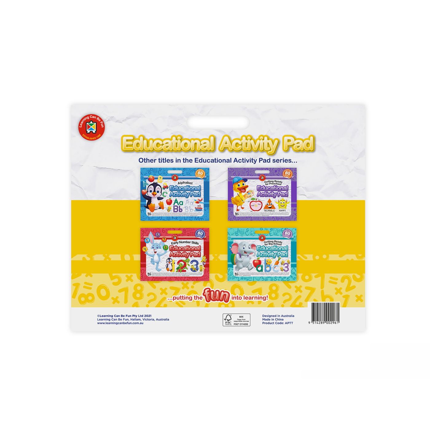 LCBF Educational Activity Pad Times Tables
