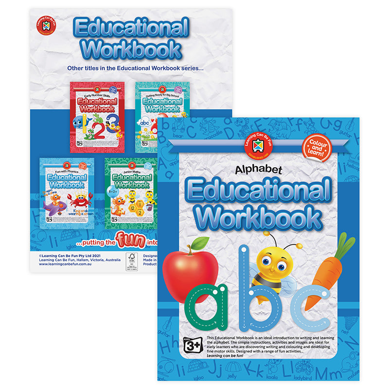 LCBF Educational Workbook Alphabet | Early Learning