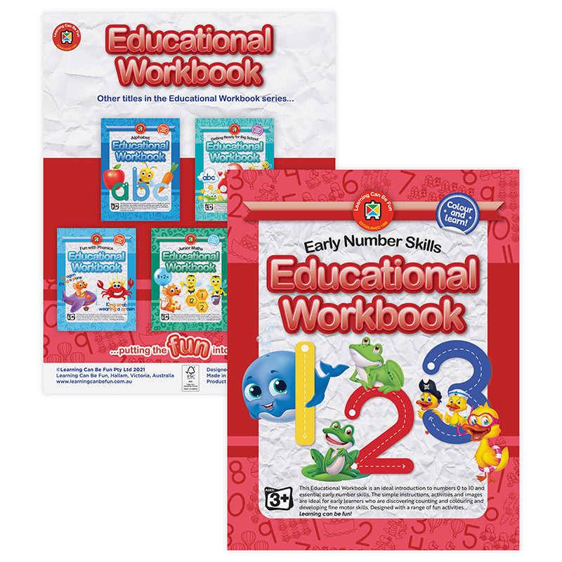 LCBF Educational Workbook Numbers 0–10 | Early Maths