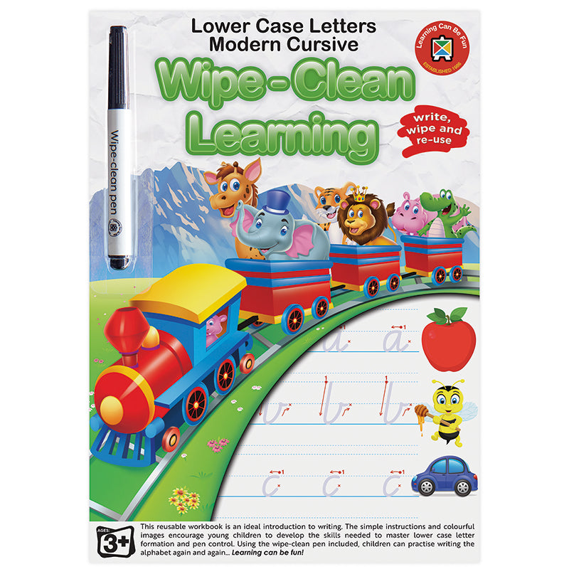 LCBF Wipe Clean Learning Book: Lower Case Letters NZ Modern Cursive