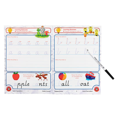 LCBF Wipe Clean Learning Book: Lower Case Letters NZ Modern Cursive