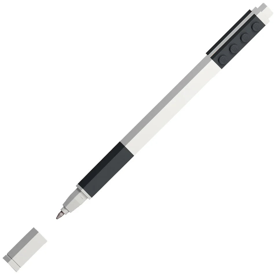 LEGO® Gel Pen Medium Tip 0.7mm Black | Customisable with LEGO Bricks