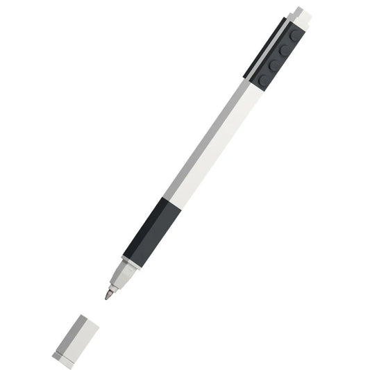 LEGO® Gel Pen Medium Tip 0.7mm Black | Customisable with LEGO Bricks
