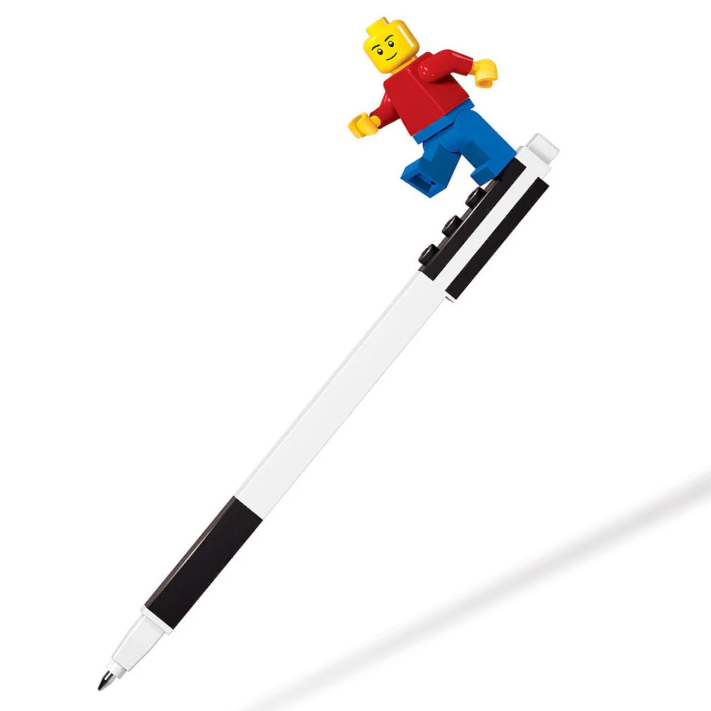 LEGO® Gel Pen Medium Tip 0.7mm Black | Customisable with LEGO Bricks