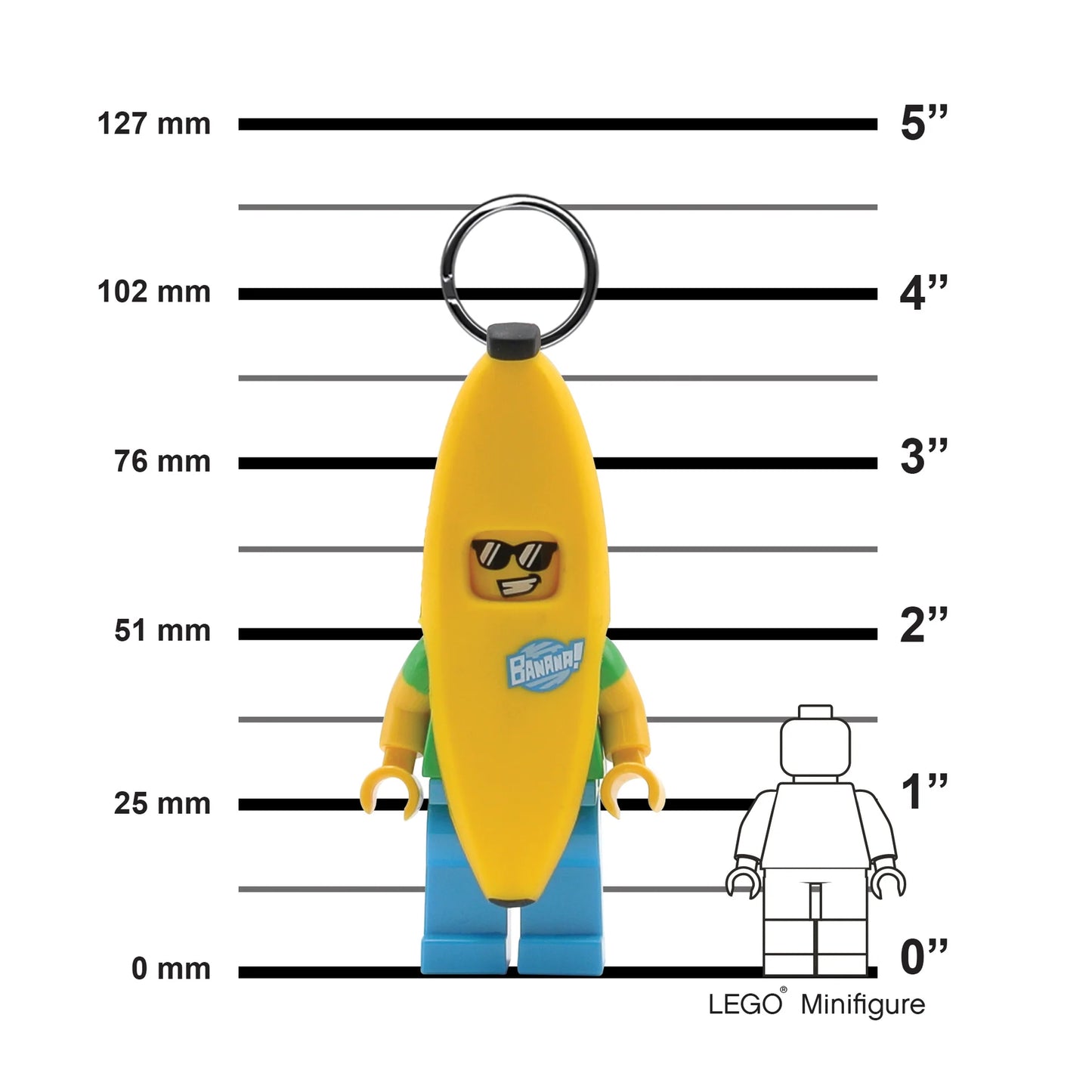 LEGO® Minifigures™  Keychain Light Banana Guy