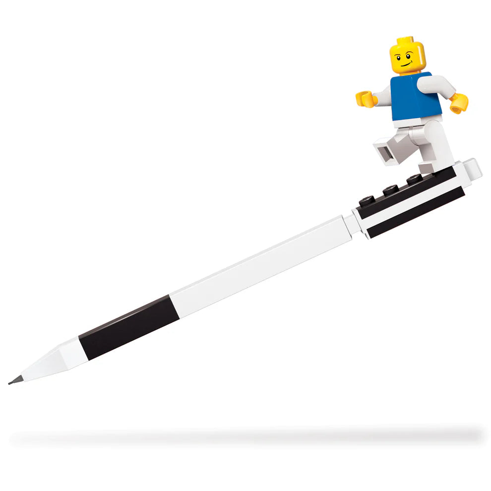 LEGO® Pen Pal Mechanical Pencil with Minifigure™ – Black | 0.7mm Lead | Official LEGO Stationery