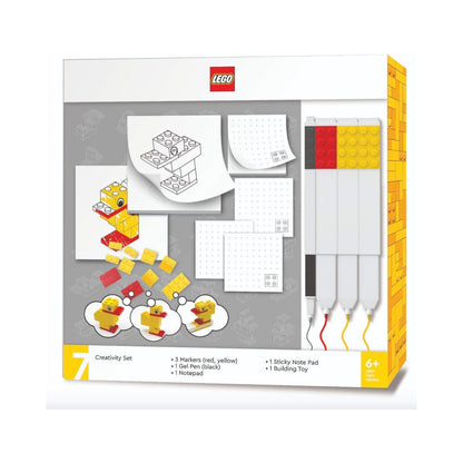 LEGO® Stationery Creativity Set with Duck Building Toy – Build, Draw & Display Fun!