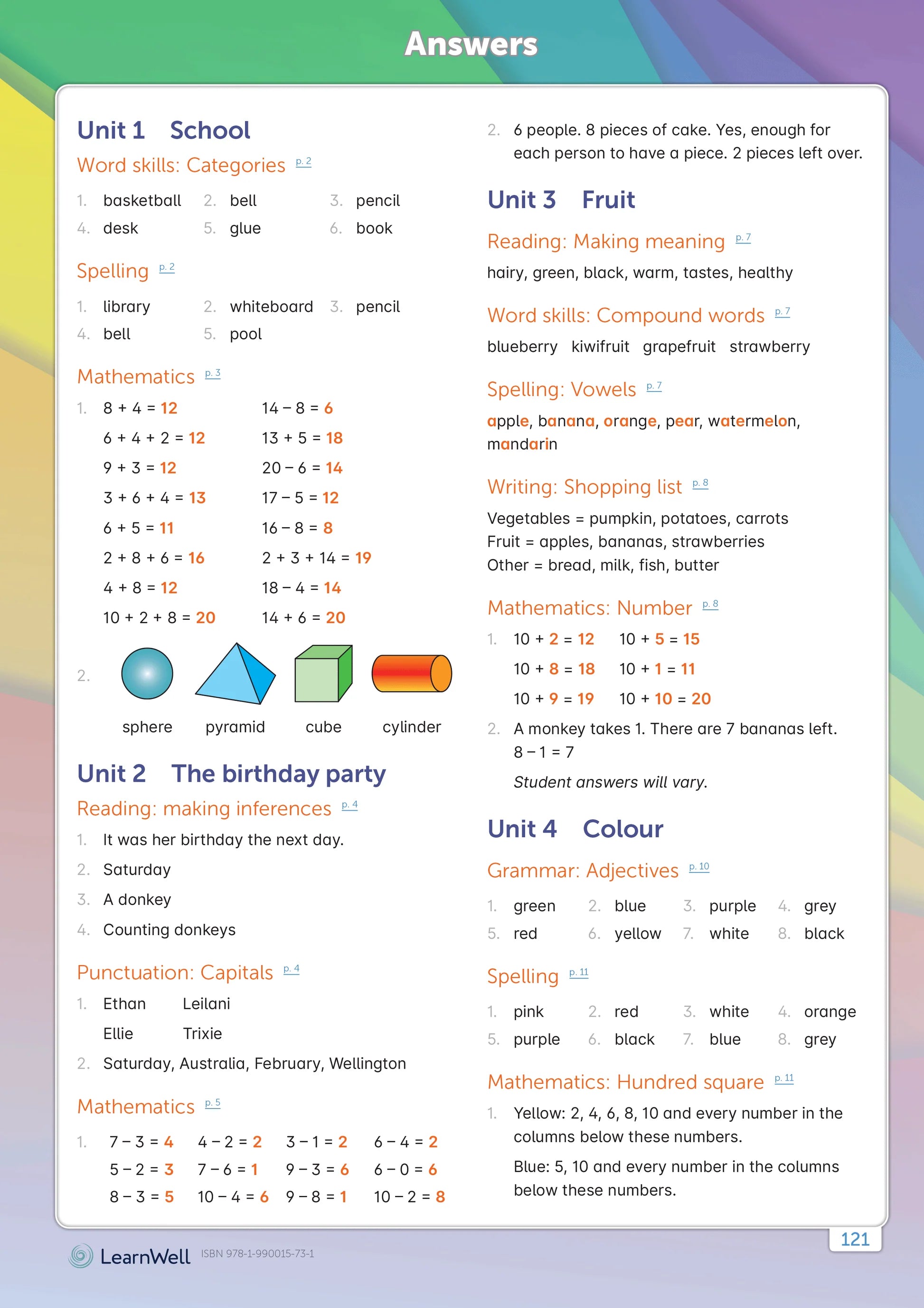 LearnWell Year 3 Homework Start Right Workbook – School Depot NZ