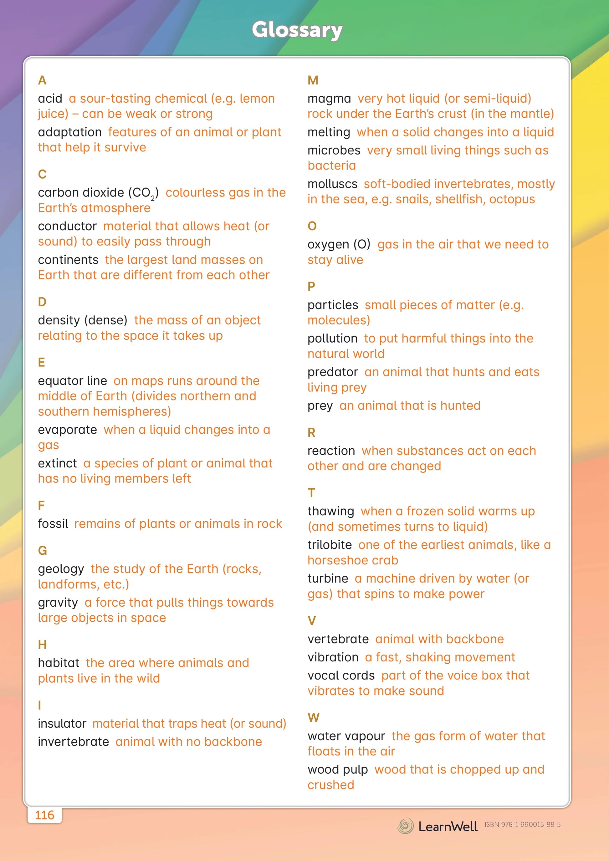 LearnWell Year 4 Science Start Right Workbook