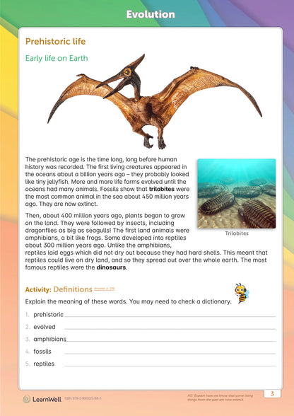 LearnWell Year 4 Science Start Right Workbook