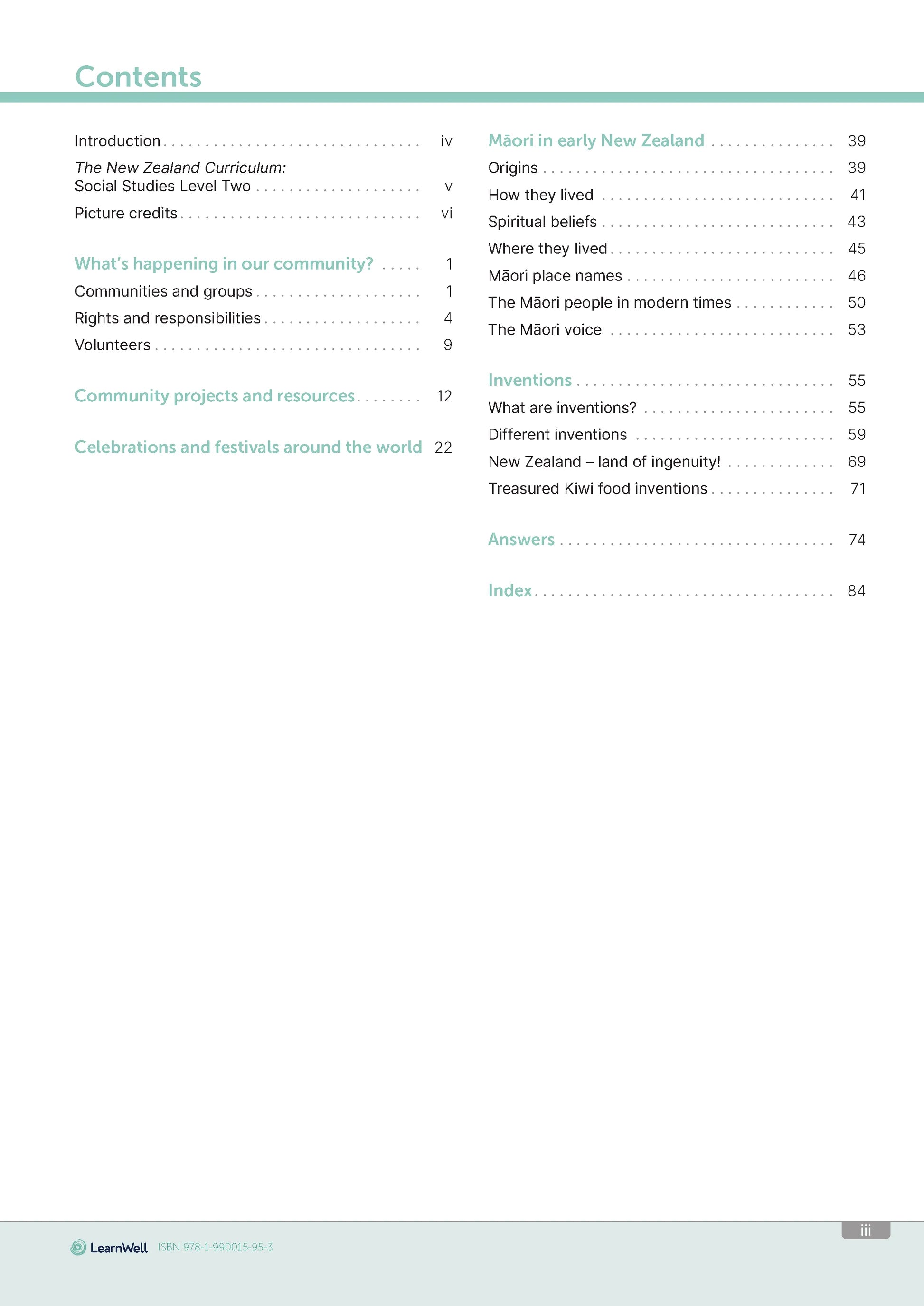 LearnWell Year 4 Social Studies Start Right Workbook