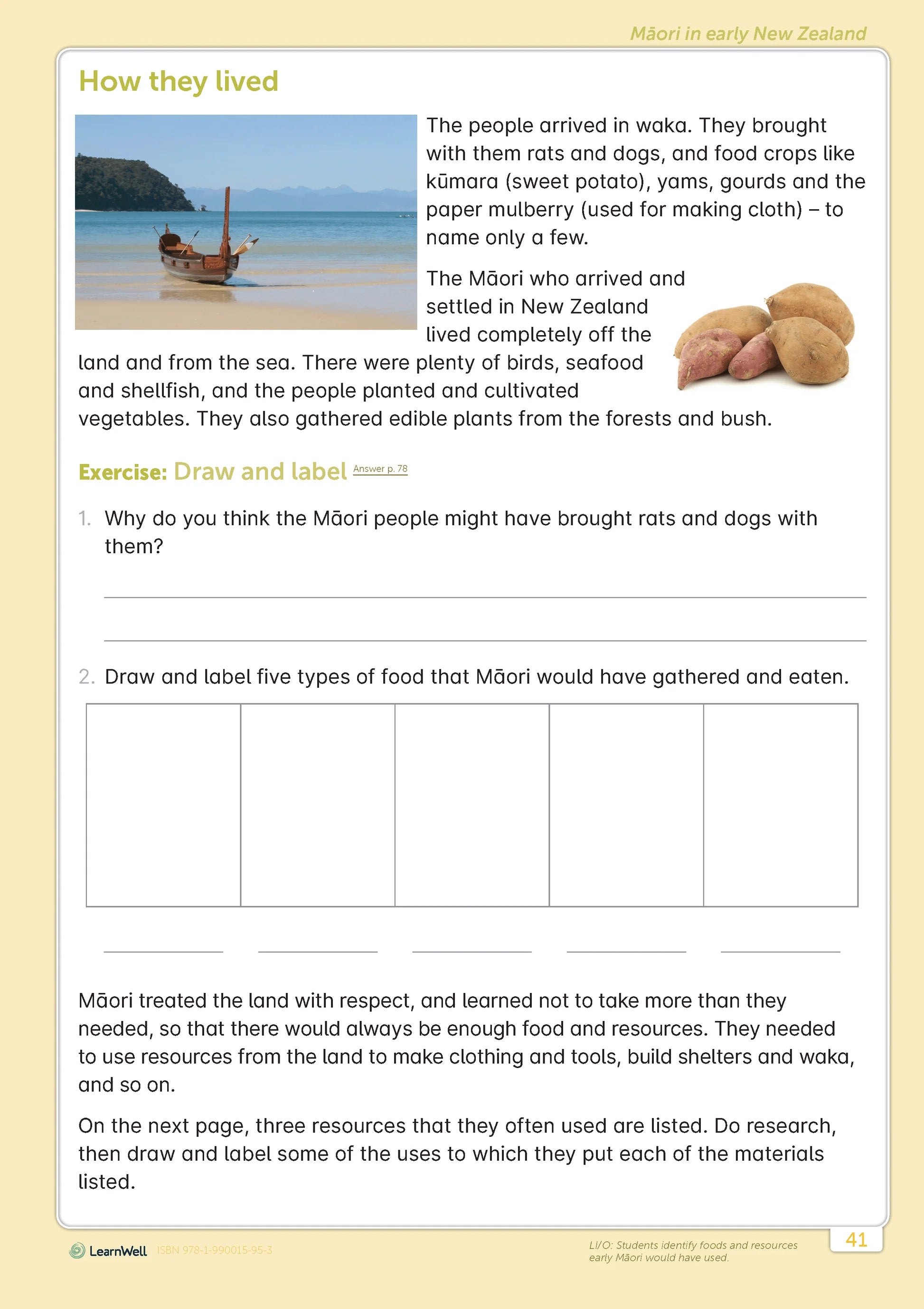 LearnWell Year 4 Social Studies Start Right Workbook
