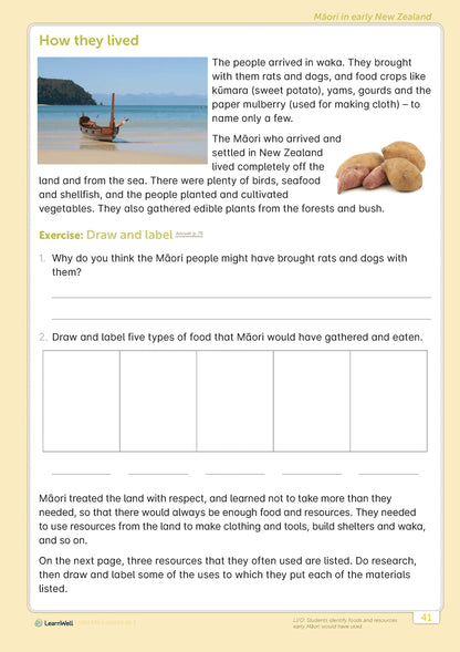 LearnWell Year 4 Social Studies Start Right Workbook