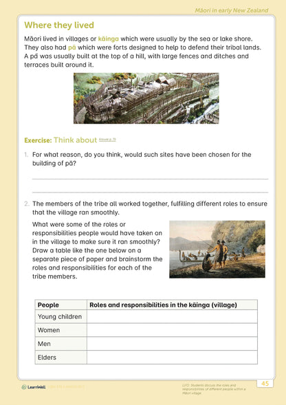 LearnWell Year 4 Social Studies Start Right Workbook