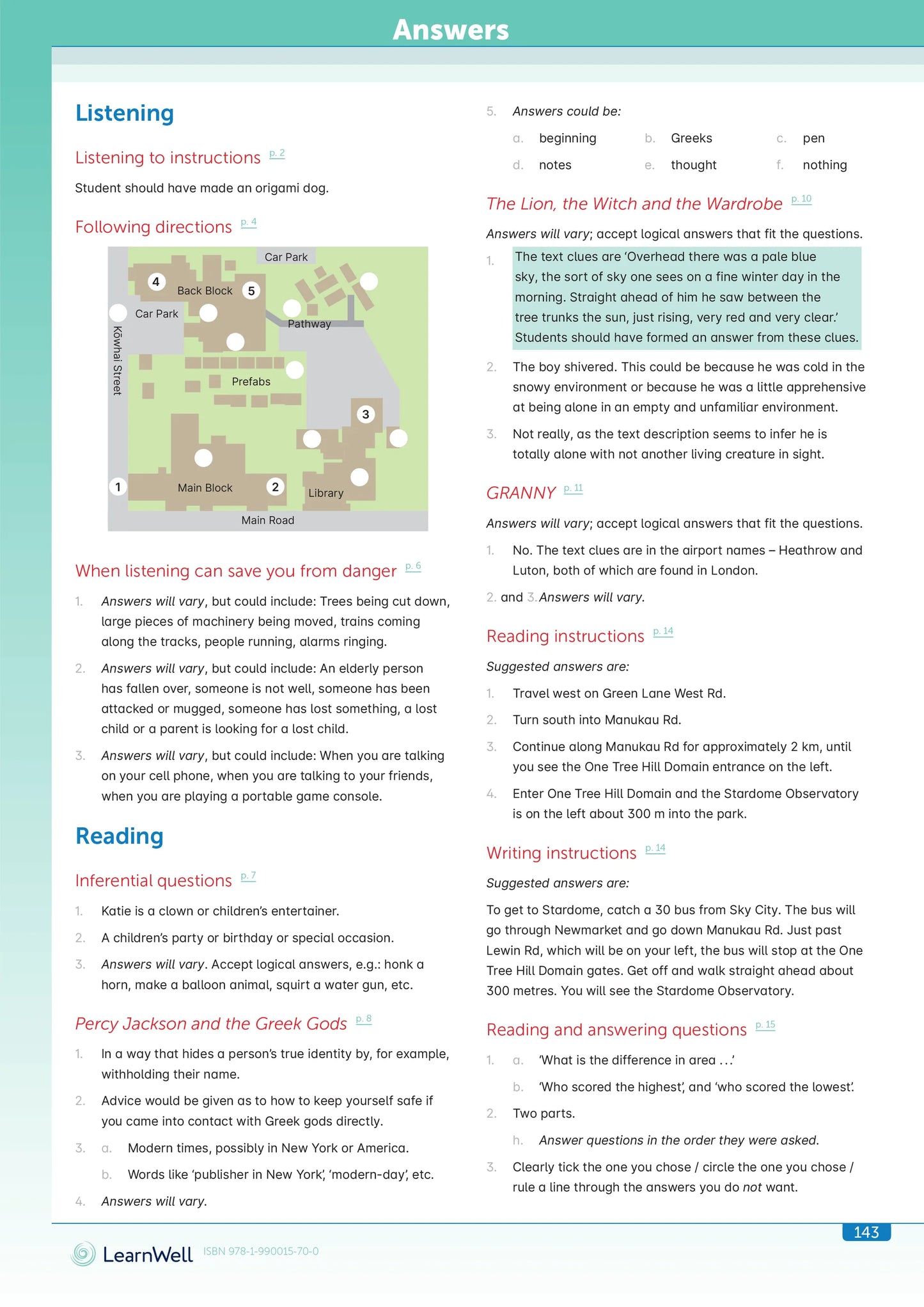 LearnWell Year 8 English Start Right Workbook