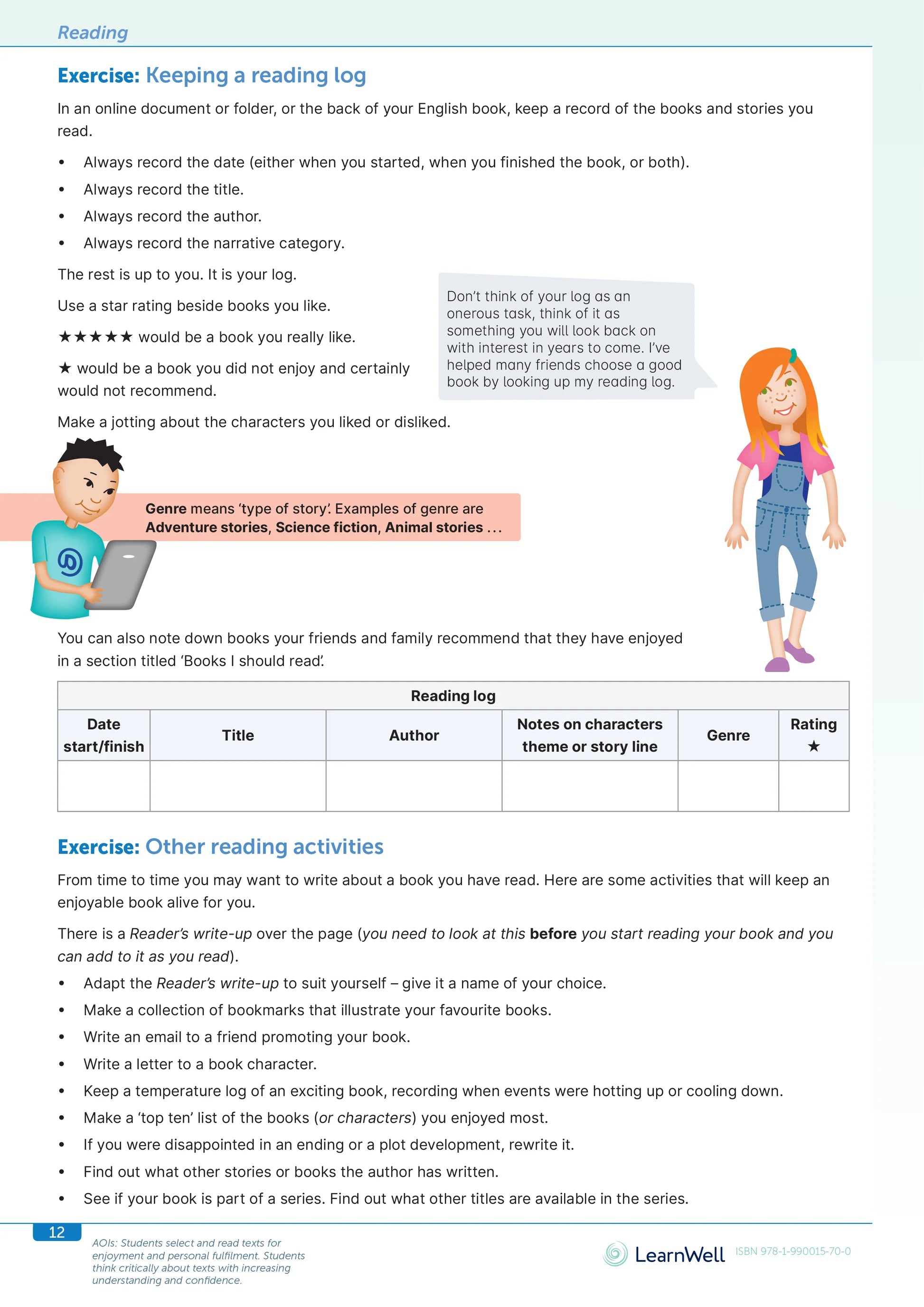 LearnWell Year 8 English Start Right Workbook