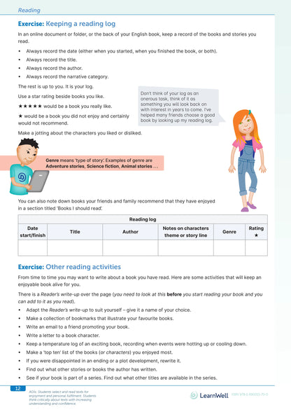 LearnWell Year 8 English Start Right Workbook