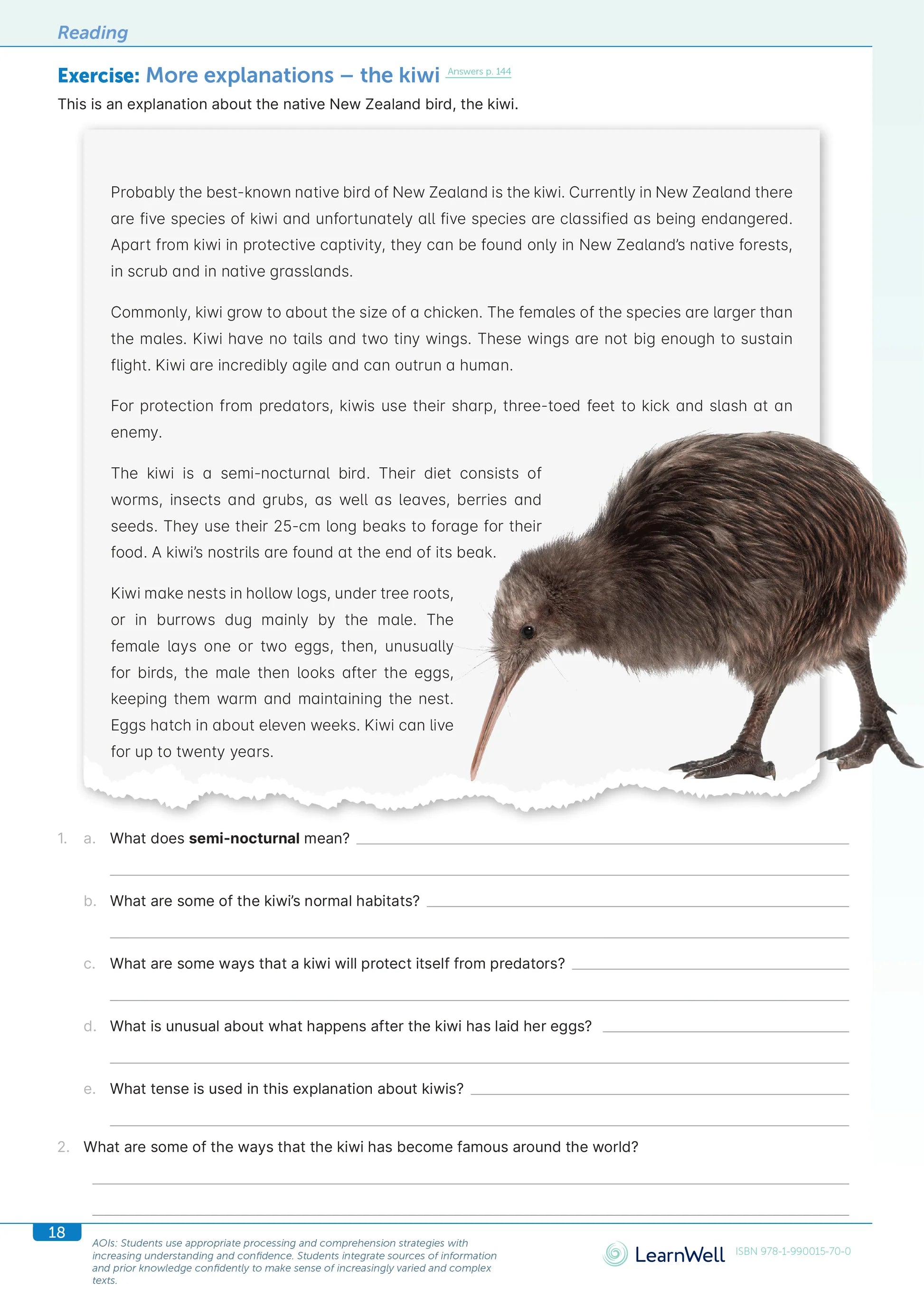 LearnWell Year 8 English Start Right Workbook