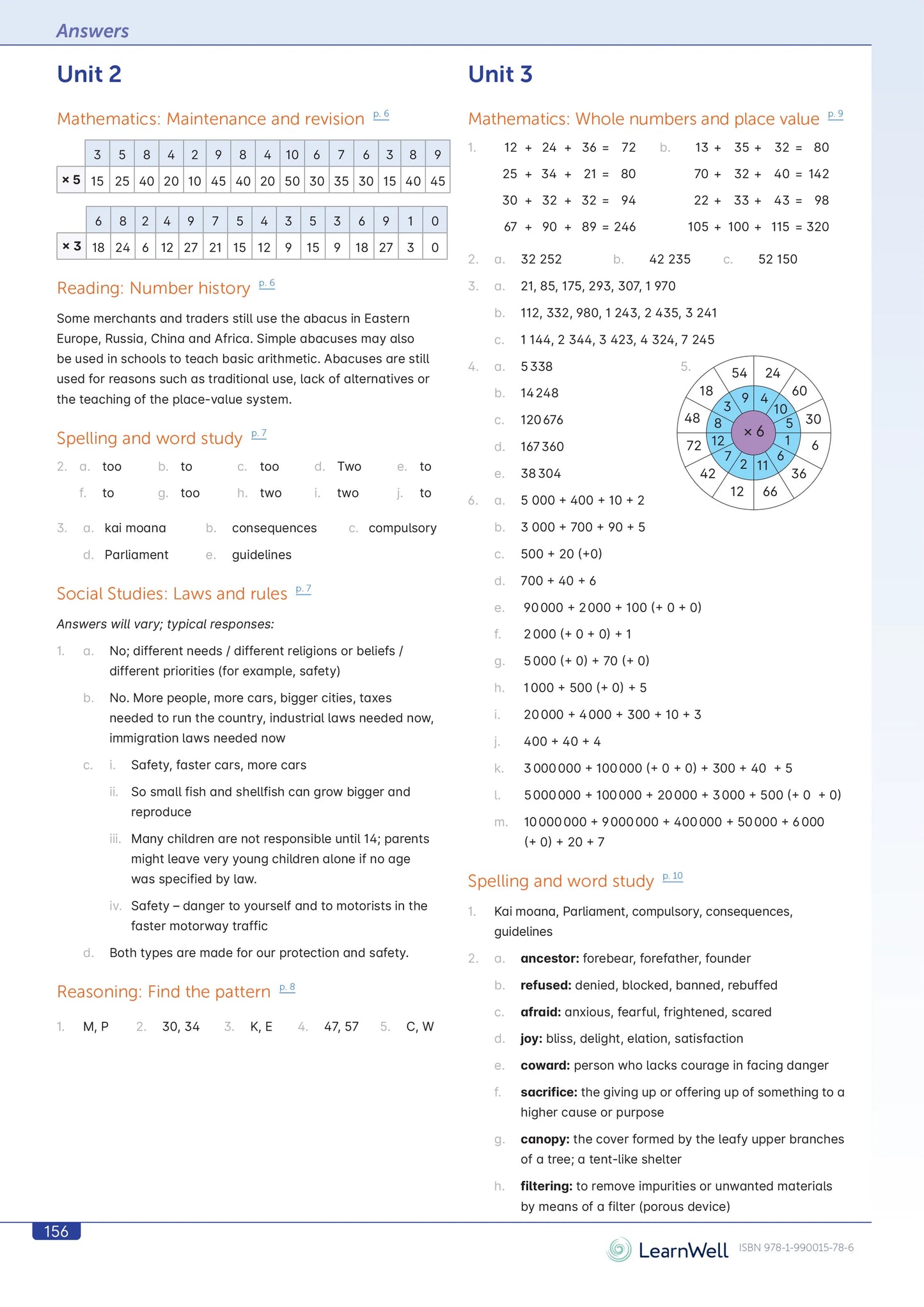LearnWell Year 8 Homework Start Right Workbook