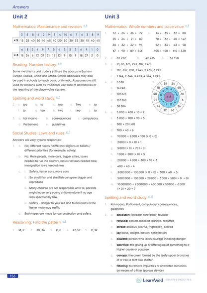 LearnWell Year 8 Homework Start Right Workbook
