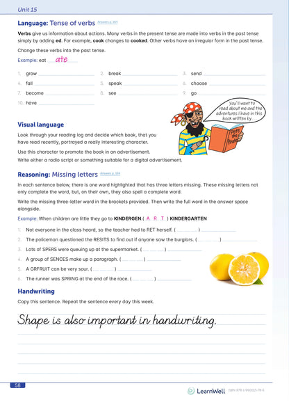 LearnWell Year 8 Homework Start Right Workbook