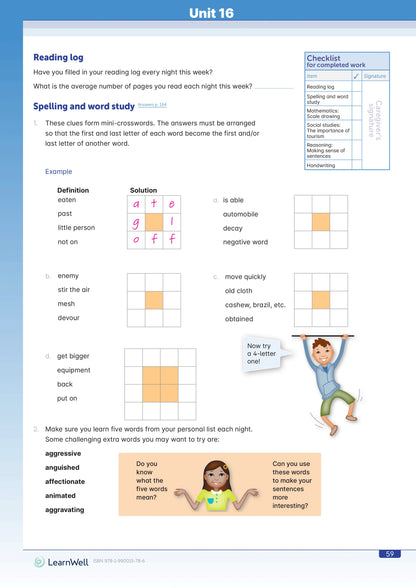 LearnWell Year 8 Homework Start Right Workbook