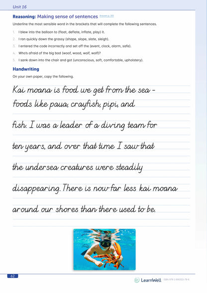 LearnWell Year 8 Homework Start Right Workbook