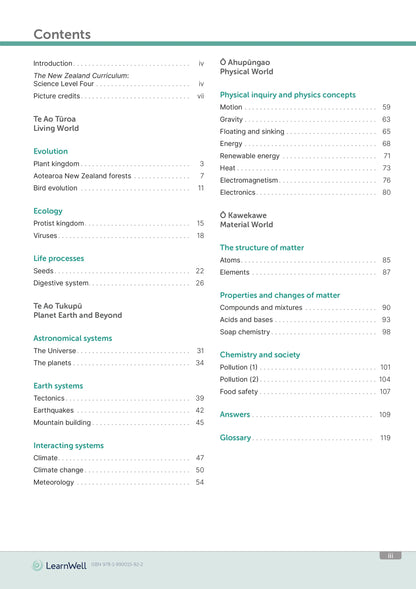 LearnWell Year 8 Science Start Right Workbook