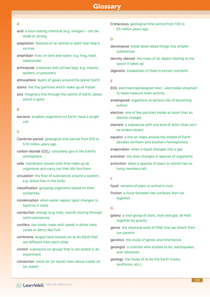 LearnWell Year 8 Science Start Right Workbook
