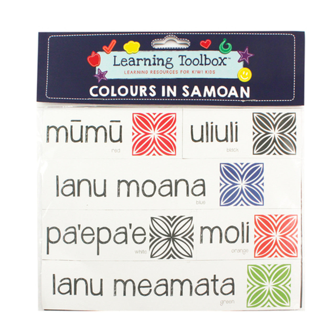 Learning Toolbox Magnetic Samoan Colours Set of 12