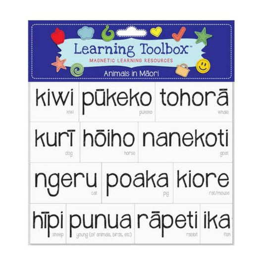 Learning Toolbox Magnets NZ Animals In Maori Set of 64
