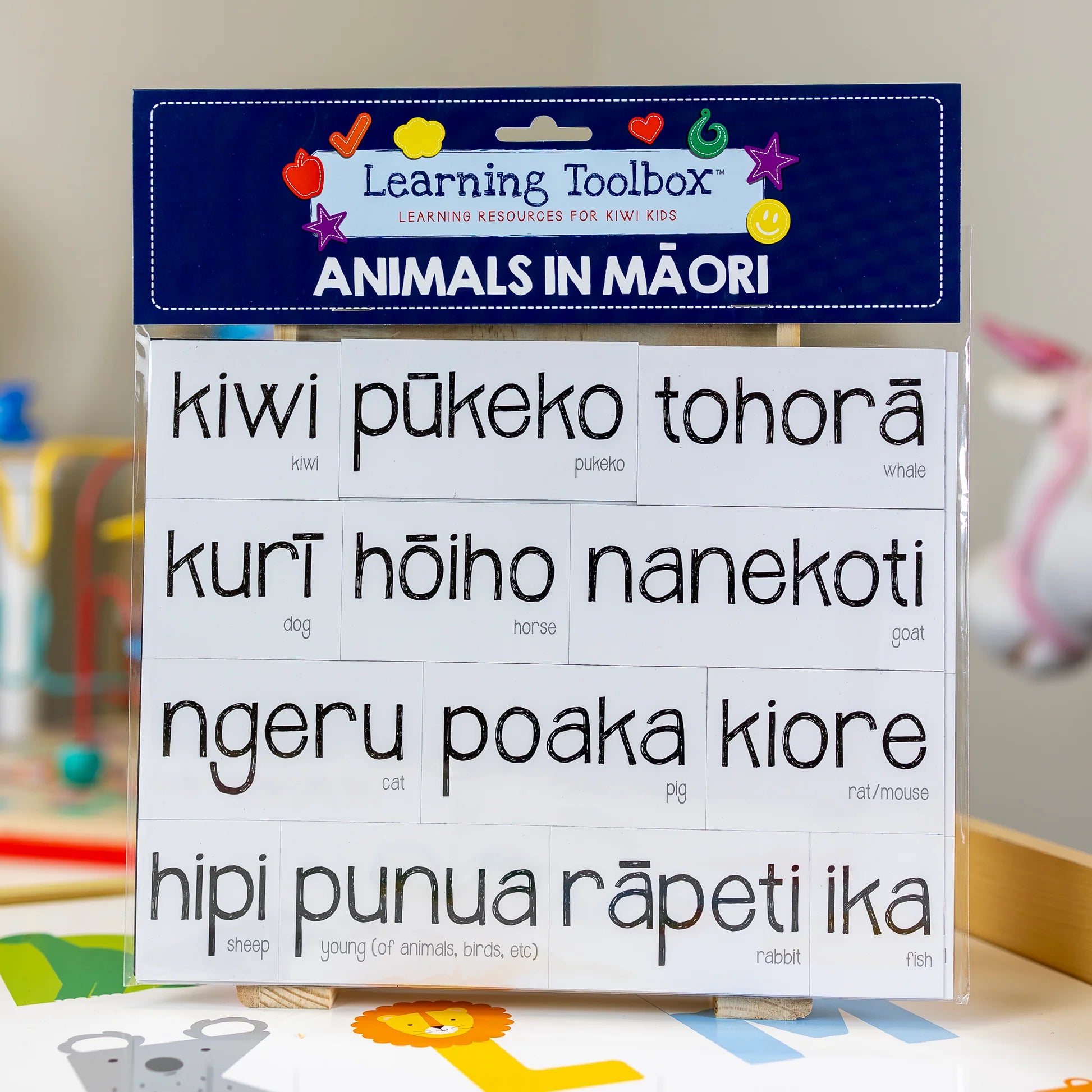 Learning Toolbox Magnets NZ Animals In Maori Set of 64
