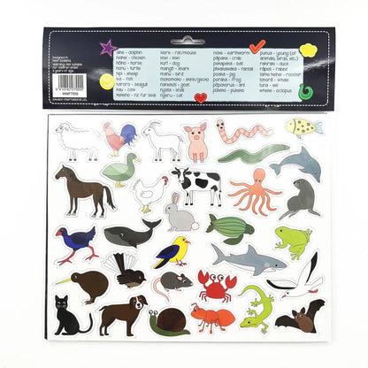 Learning Toolbox Magnets NZ Animals In Maori Set of 64