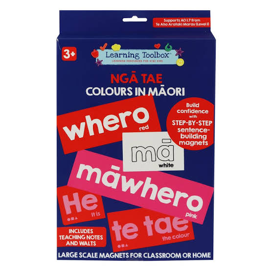 Learning Toolbox NZ Magnetic Colours in Te Reo Maori 27+pcs