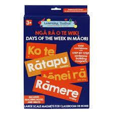 Learning Toolbox NZ Magnetic Days of the Week in Te Reo Maori 21+ pcs
