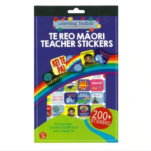 Learning Toolbox Te Reo Māori Teacher Sticker Pad of 200