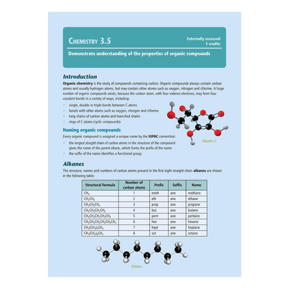 Learning Workbook Level 3 Chemistry