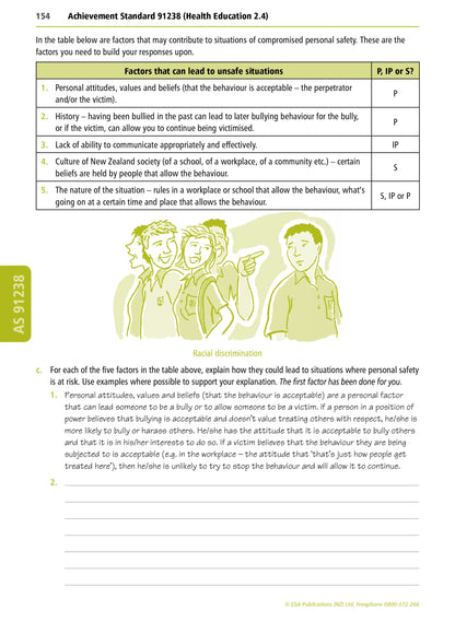 Learning Workbook Health Education NZCEA Level 2