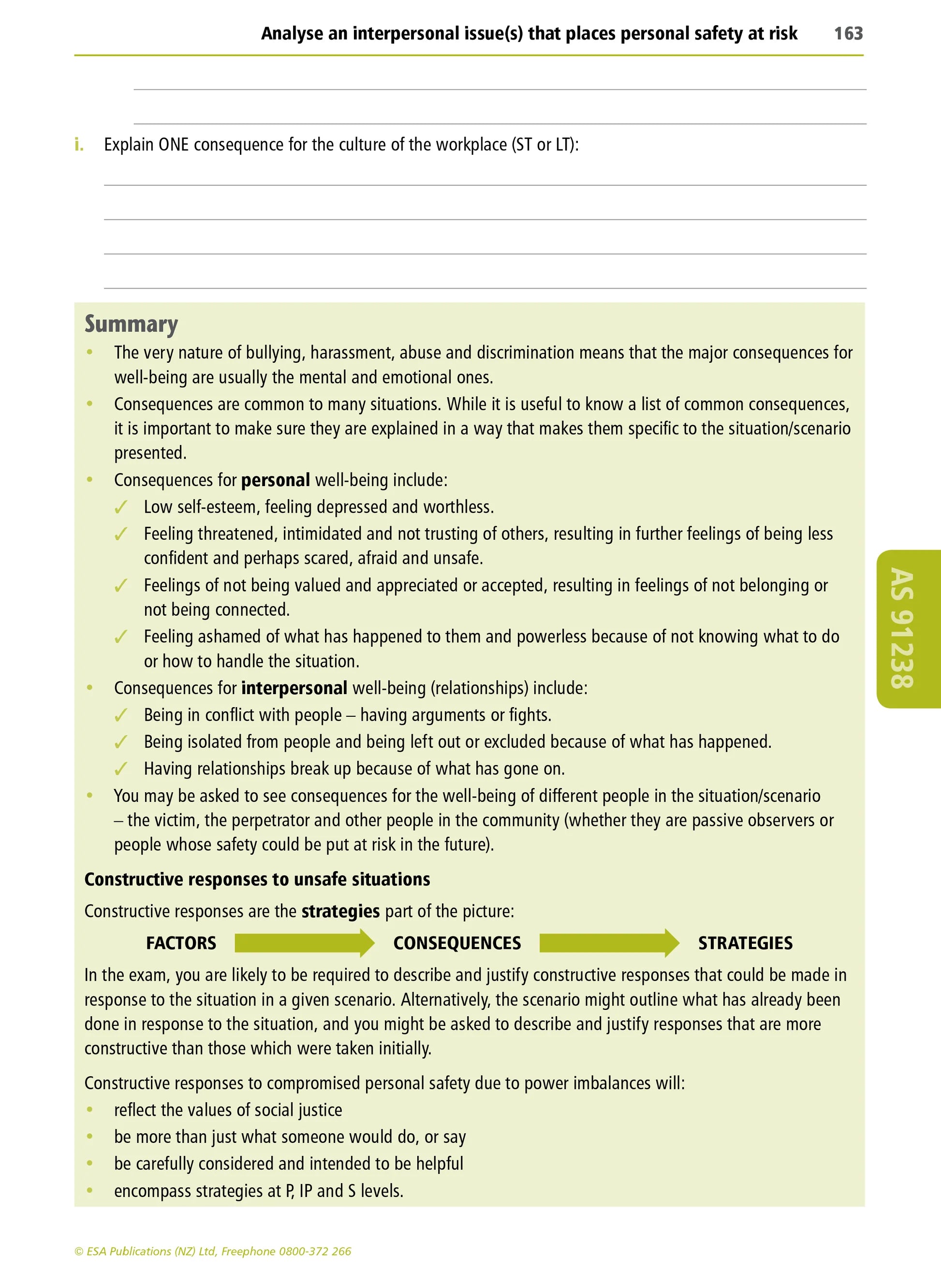 Learning Workbook Health Education NZCEA Level 2