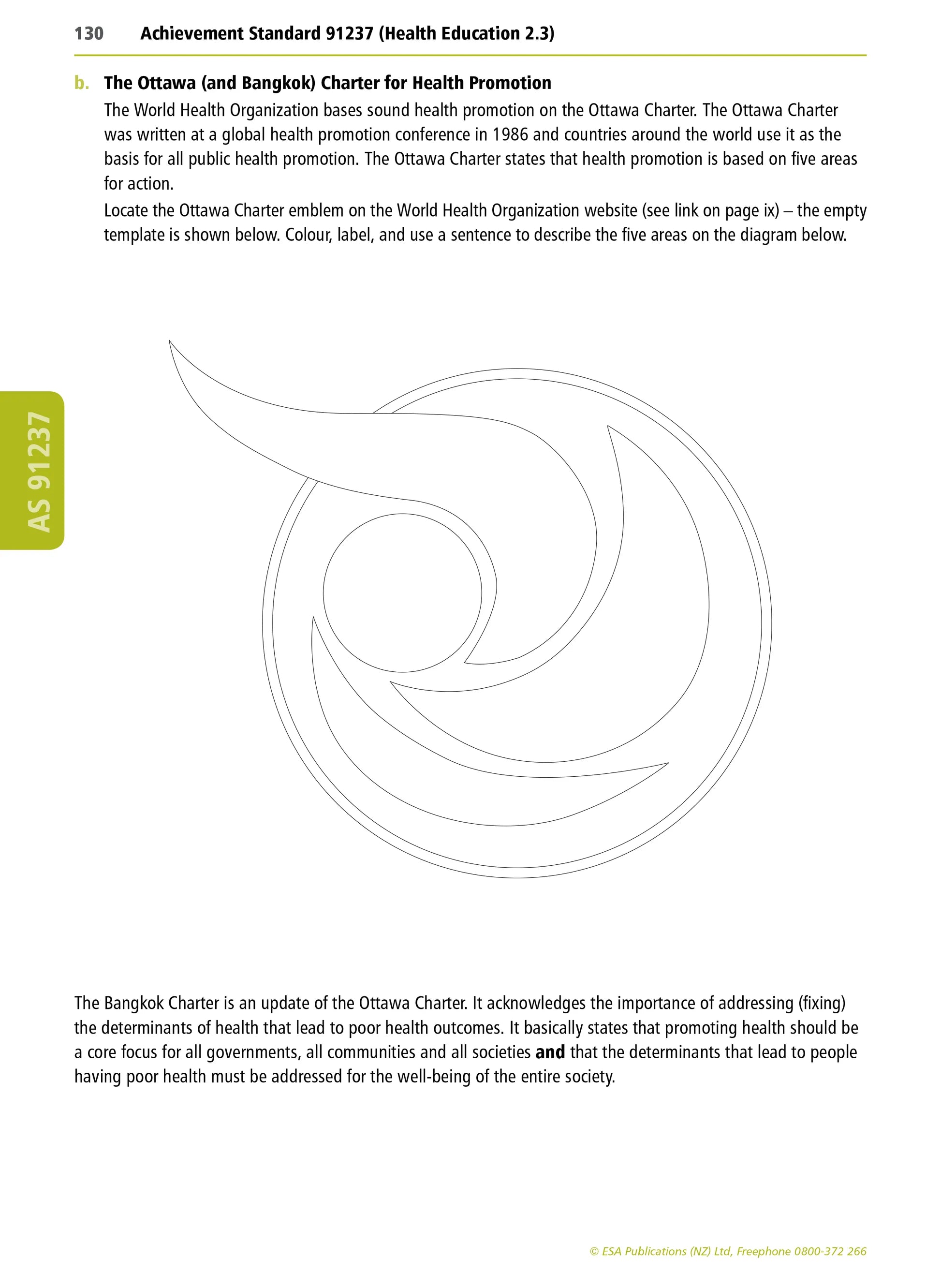 Learning Workbook Health Education NZCEA Level 2